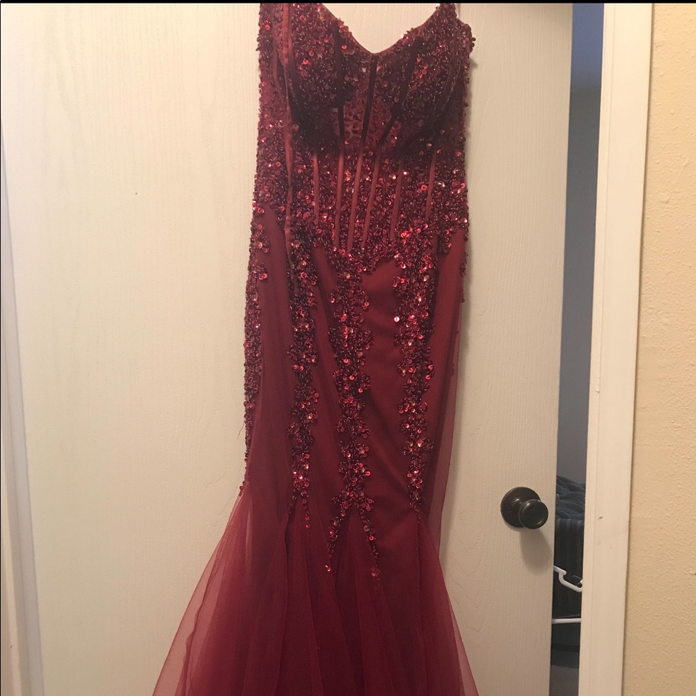 Red dress
